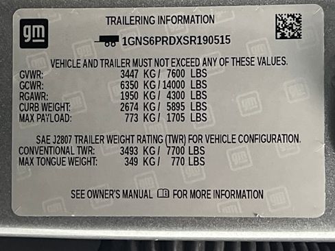 Used 2025 Chevrolet Tahoe Z71 AWD/4WD image 73