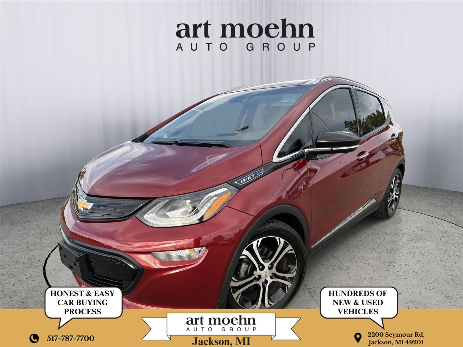 Used 2021 Chevrolet Bolt Premier w/ Infotainment Package FWD image 1