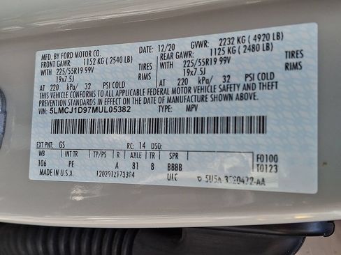 Certified 2021 Lincoln Corsair AWD w/ Premium Package image 29