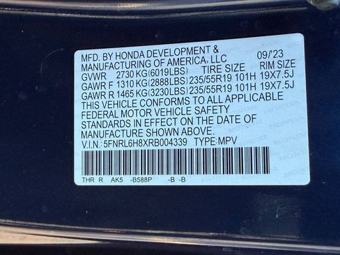 Used 2024 Honda Odyssey Touring image 24