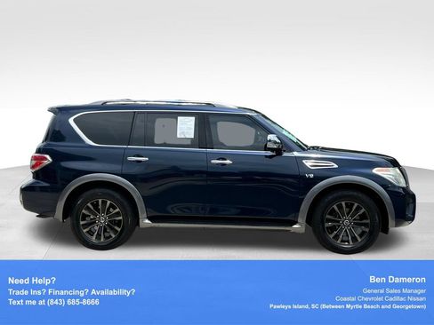Used 2017 Nissan Armada Platinum w/ Captain Seat Package AWD/4WD image 4