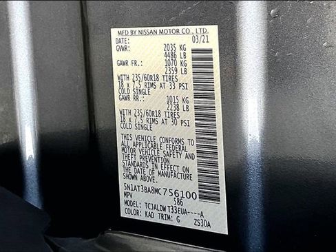 Used 2021 Nissan Rogue SV image 16