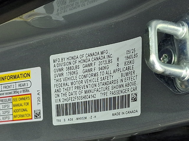 Used 2025 Honda Civic Sport image 28