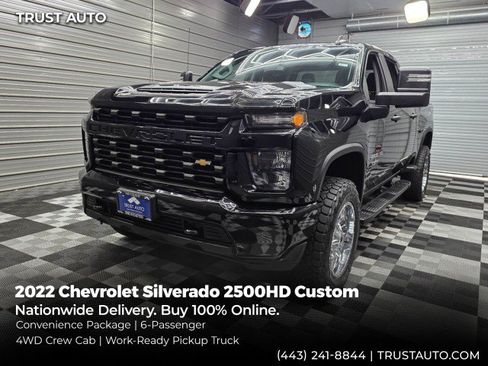 Used 2022 Chevrolet Silverado 2500 Custom w/ Custom Convenience Package AWD/4WD image 1
