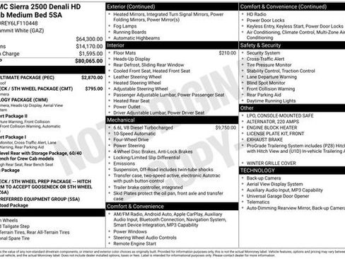 Used 2020 GMC Sierra 2500 Denali w/ Denali Ultimate Package image 46