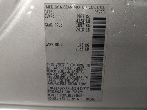 Used 2024 Nissan Altima 2.5 SV FWD image 33