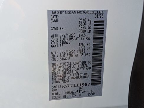 New 2026 Nissan Murano SL image 34