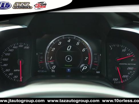Used 2019 Chevrolet Corvette Stingray Convertible w/ Carbon Flash Badge Package RWD image 19