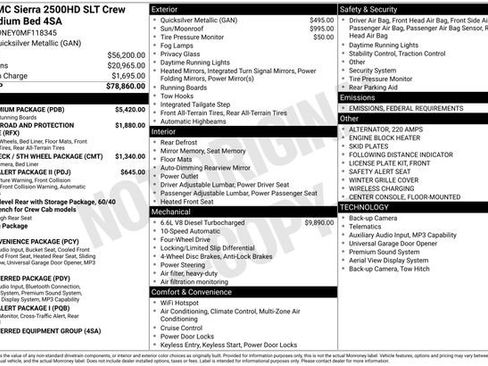 Used 2021 GMC Sierra 2500 SLT w/ SLT Premium Package image 35