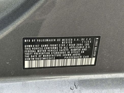 New 2026 Volkswagen Jetta SE image 16