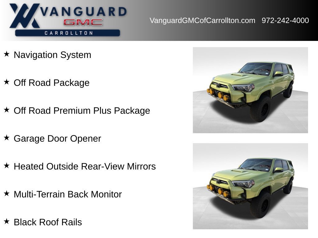 Used 2023 Toyota 4Runner TRD Off-Road Premium w/ Off Road Premium Plus Package AWD/4WD image 3