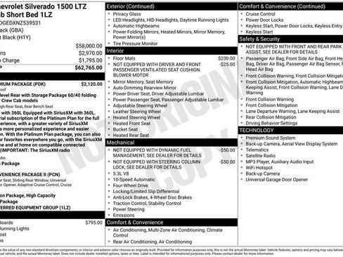 Used 2022 Chevrolet Silverado 1500 LTZ w/ LTZ Premium Package AWD/4WD image 13