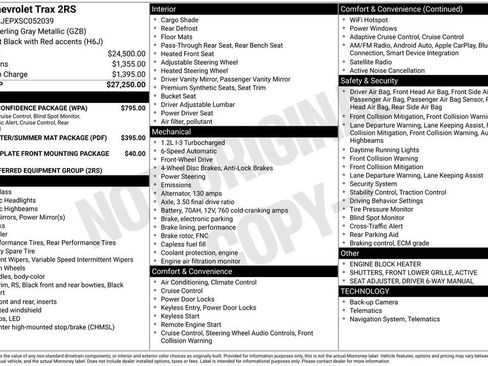 Used 2025 Chevrolet Trax RS w/ Driver Confidence Package image 11