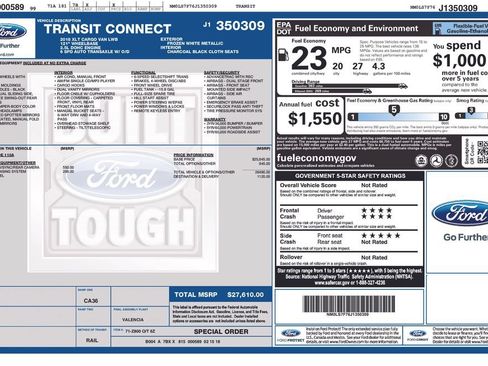 Used 2018 Ford Transit Connect XLT FWD image 6