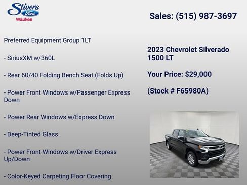 Used 2023 Chevrolet Silverado 1500 LT AWD/4WD image 8
