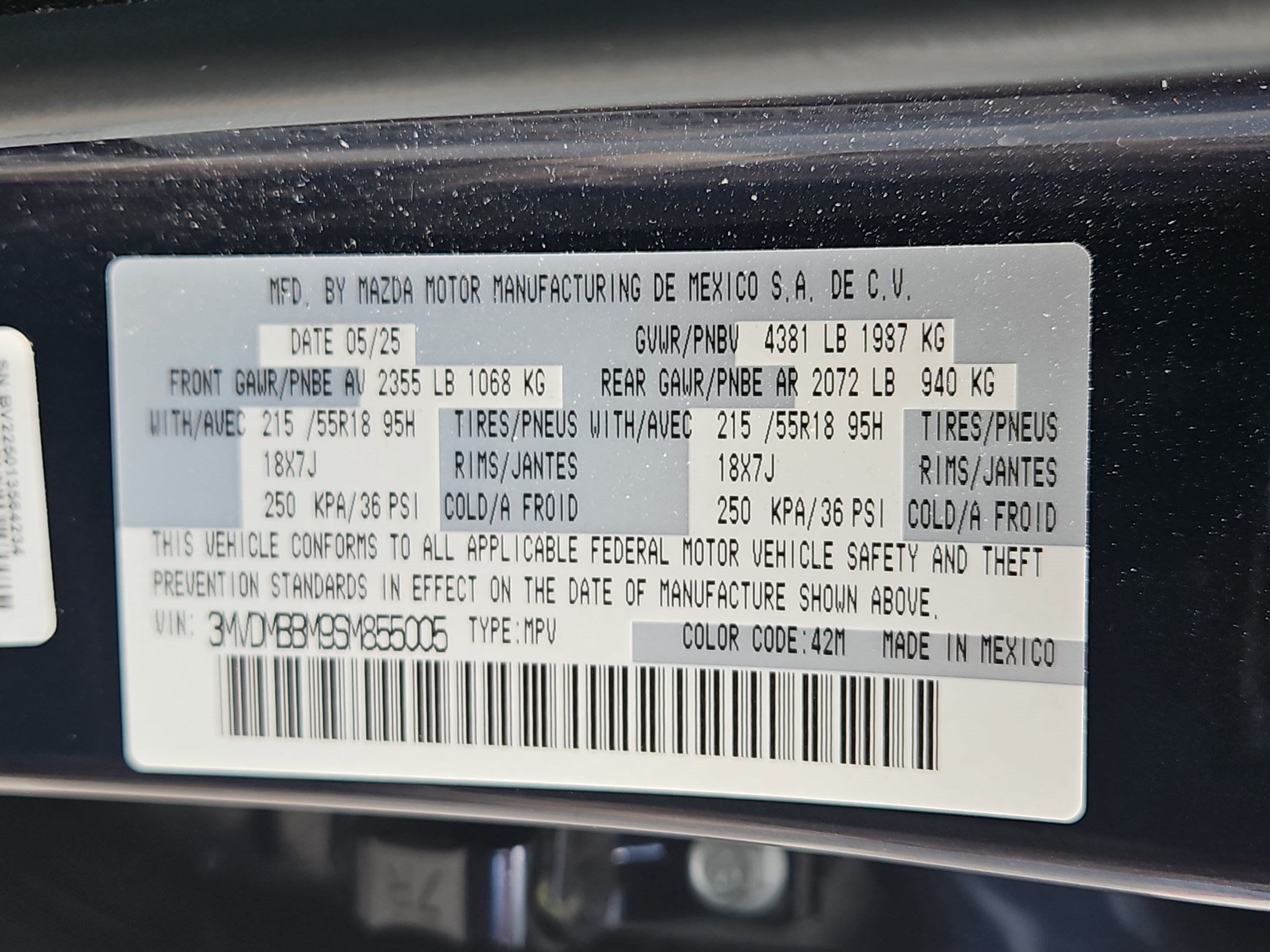 Certified 2025 MAZDA CX-30 AWD 2.5 S w/ Select Sport Pkg image 32