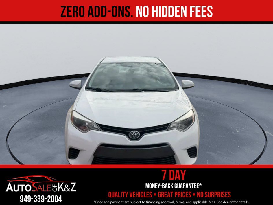 Used 2015 Toyota Corolla LE w/ Body Protection Package #3 FWD image 2