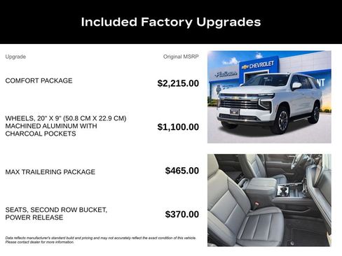 New 2026 Chevrolet Tahoe LT w/ Comfort Package RWD image 12