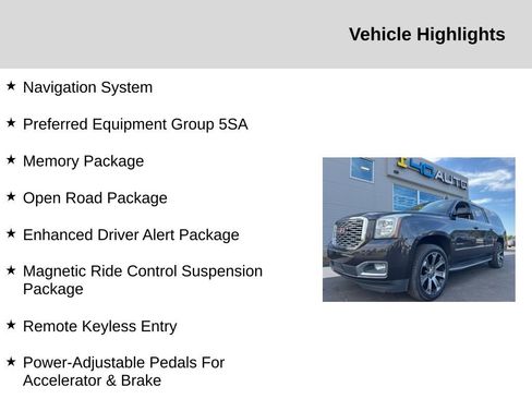 Used 2018 GMC Yukon XL Denali w/ Open Road Package image 2