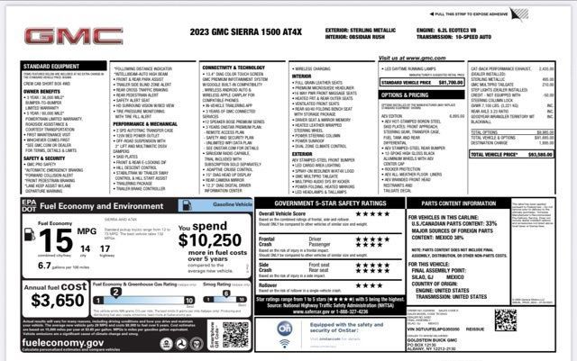 Used 2023 GMC Sierra 1500 AT4X w/ AT4X AEV Edition AWD/4WD image 22