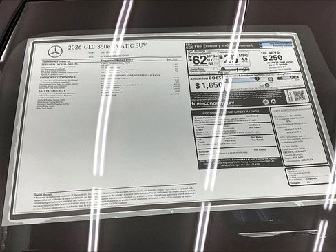 New 2026 Mercedes-Benz GLC 350e 4MATIC image 16