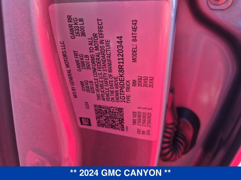 Used 2024 GMC Canyon AT4 w/ Canyon Safety Plus Package AWD/4WD image 39