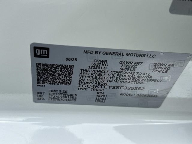 Certified 2025 Chevrolet Silverado 3500 LT w/ Safety Package AWD/4WD image 32