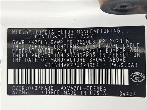 Used 2023 Toyota Camry SE w/ Audio Upgrade Package FWD image 26
