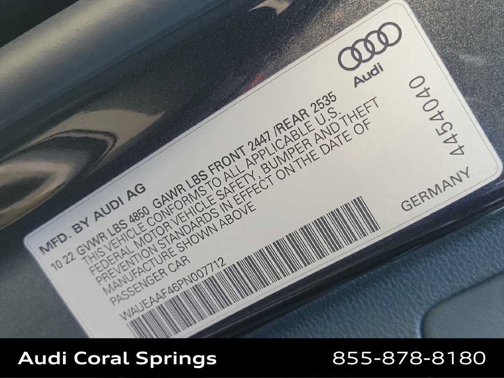 Certified 2023 Audi A4 2.0T Premium Plus w/ Premium Plus Package AWD/4WD image 29