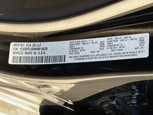 Used 2021 RAM 1500 TRX w/ TRX Level 2 Equipment Group AWD/4WD image 44