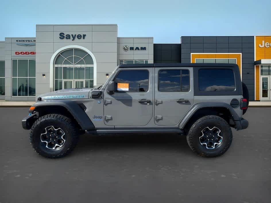 Used 2022 Jeep Wrangler Unlimited Rubicon 4xe w/ Steel Bumper Group AWD/4WD image 6
