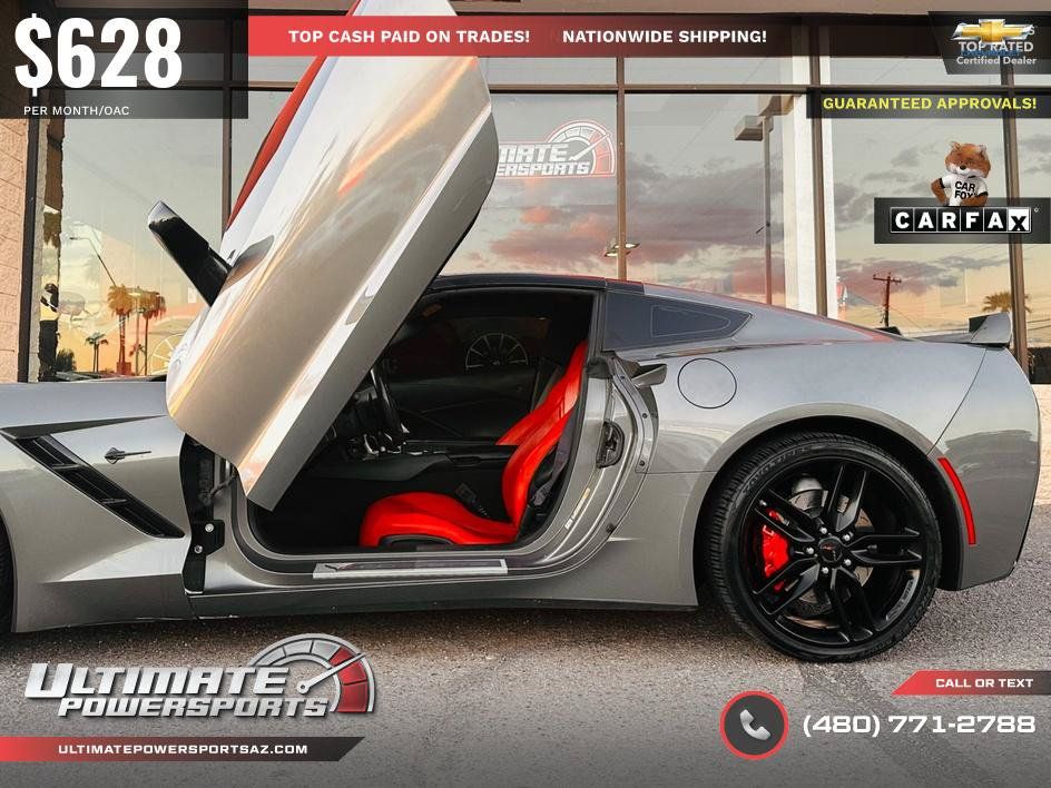 Used 2016 Chevrolet Corvette Stingray Coupe w/ Carbon Flash Badge Package RWD image 20