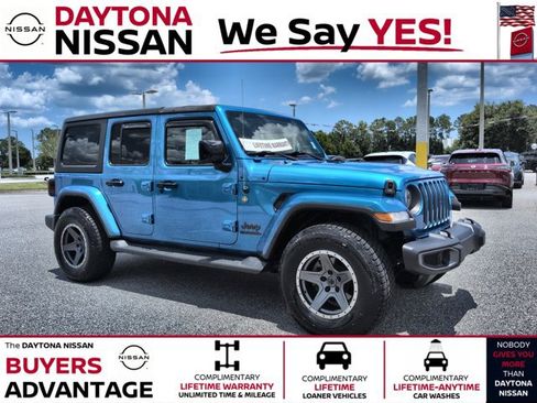 Used 2021 Jeep Wrangler Unlimited Sport AWD/4WD image 1