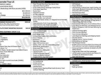 New 2026 Chevrolet Trax LS w/ LS Convenience Package