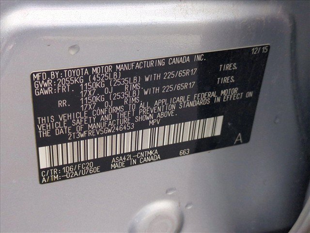 Used 2016 Toyota RAV4 XLE FWD image 15