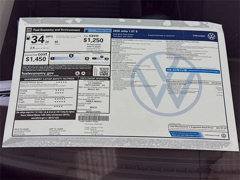 New 2026 Volkswagen Jetta S image 18