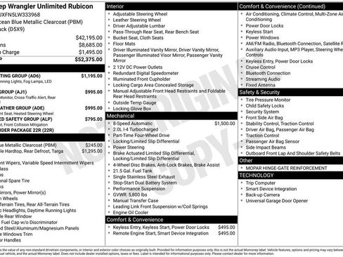 Used 2020 Jeep Wrangler Unlimited Rubicon w/ LED Lighting Group image 9