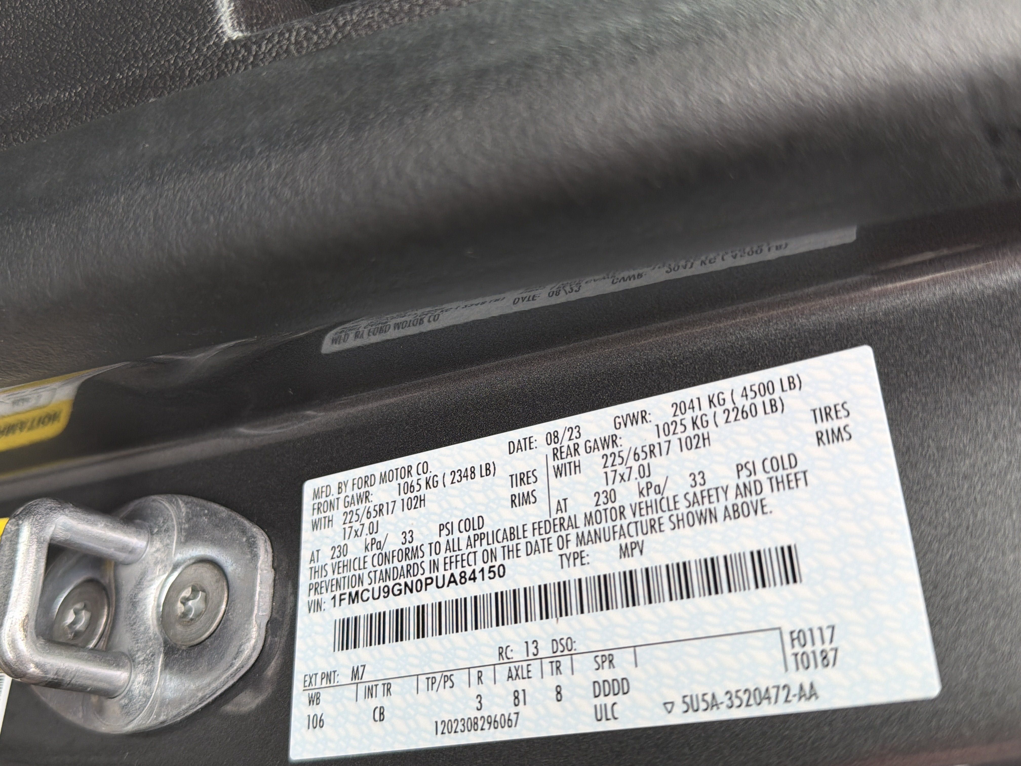 Used 2023 Ford Escape Active AWD/4WD image 27