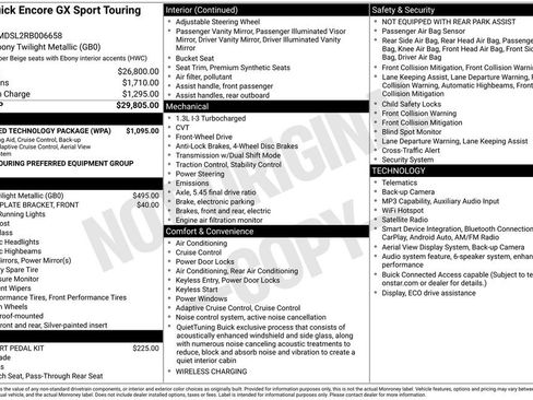 Used 2024 Buick Encore GX Sport Touring w/ Advanced Technology Package FWD image 5