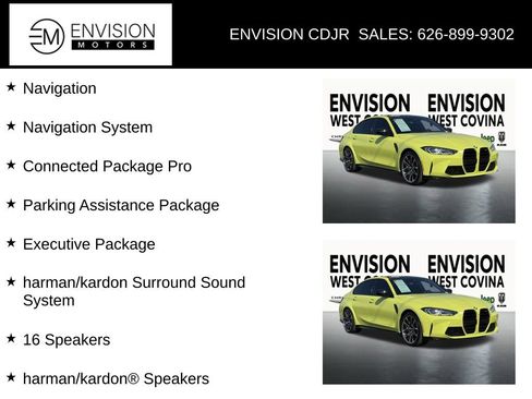 Used 2024 BMW M3 Competition w/ Executive Package image 35