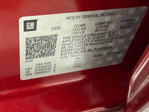 Used 2020 GMC Sierra 1500 SLT w/ SLT Premium Plus Package image 31