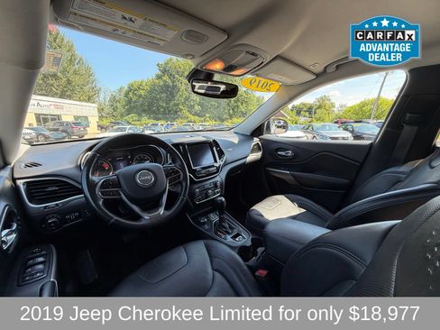 Used 2019 Jeep Cherokee Limited AWD/4WD image 8