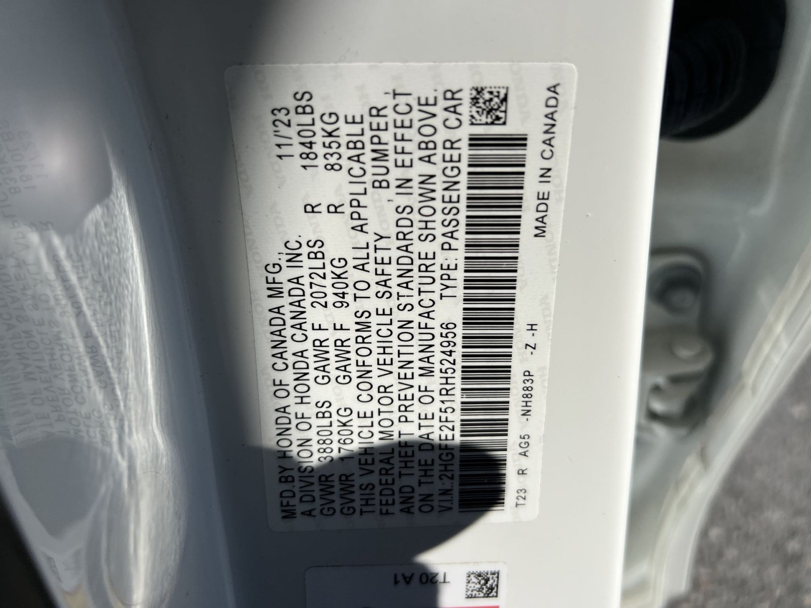 Used 2024 Honda Civic Sport image 26