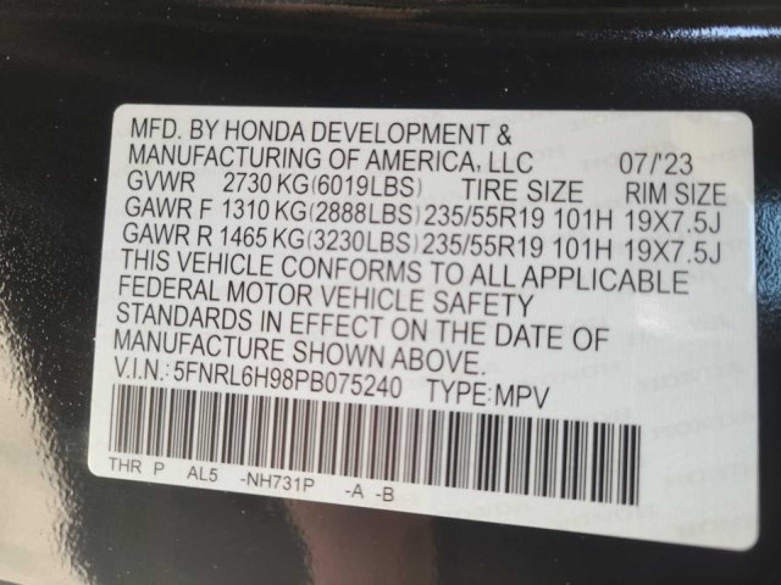 Used 2023 Honda Odyssey Elite image 25