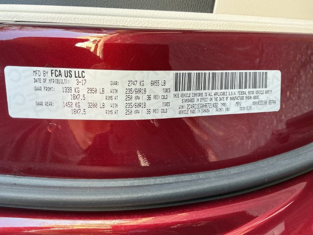 Used 2017 Chrysler Pacifica Touring-L Plus w/ Advanced Safetytec Group FWD image 22