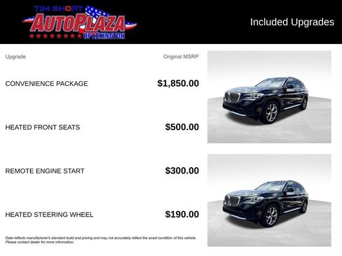 Used 2022 BMW X3 xDrive30i w/ Convenience Package AWD/4WD image 22