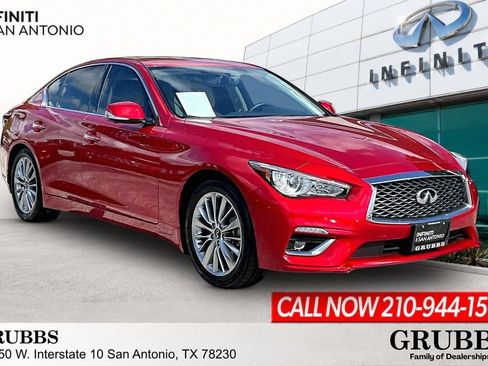 Certified 2023 INFINITI Q50 Luxe w/ Cargo Package RWD image 1
