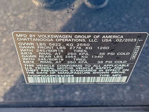 Certified 2023 Volkswagen Atlas SE FWD image 28