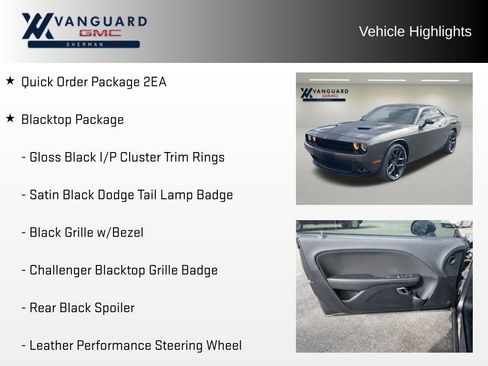 Used 2021 Dodge Challenger SXT w/ Blacktop Package image 5