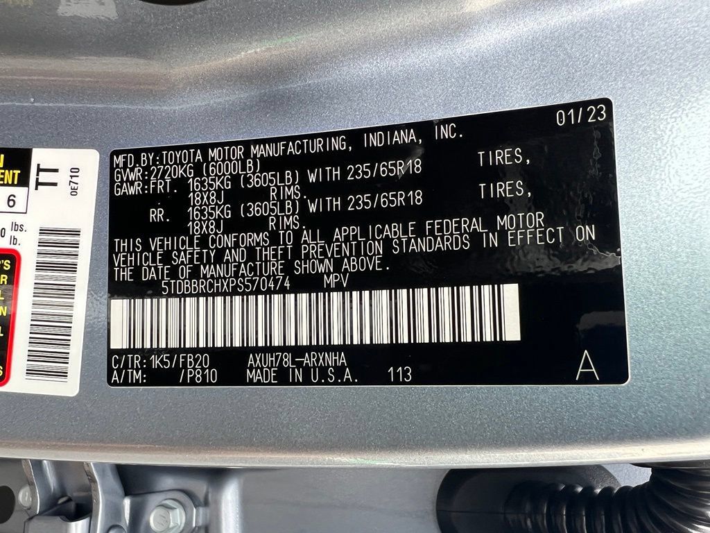 Used 2023 Toyota Highlander LE AWD/4WD image 47